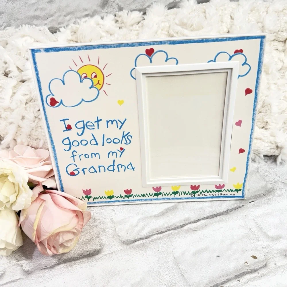 Vtg 90s Photo Picture Frame 